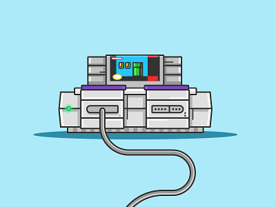 Ready Player One 2d flat game illustration mario nintendo retro super nintendo vector