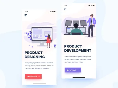 Responsive landing page design illustration interactiondesign landing page mobile app mobile app development mobile responsive mobile ui design product designing progressive web app responsive design ui user interface ux