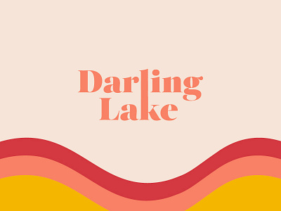 Darling Lake design graphic lake minimal minnesota simple simplistic type typography