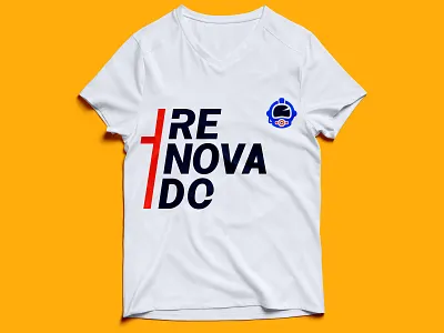 Renovado branding christian design christianity diver flat icon illustration logo marine tshirt type typography