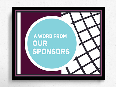 HackFSU Sponsor Slide branding design flyer hackfsu illustration mockup net pattern pop poster print shapes sponsor sponsorship ui ux vector wave word