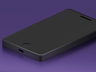 iPhone Concept 3d apple blender blender3d c4d cgi concept hardsurface iphone isometric lowpoly modeling