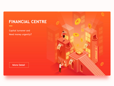 Financial Center app illustration