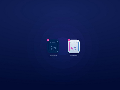 App iconography exploration alexa app ios line art minimalist mobile