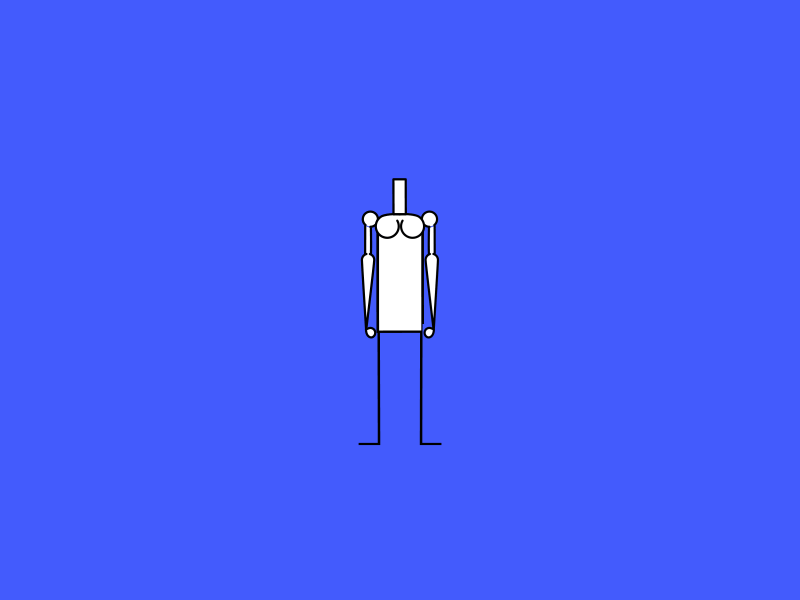 Muscle Guy after affects animation icon illustration motion art motion design process shape animation