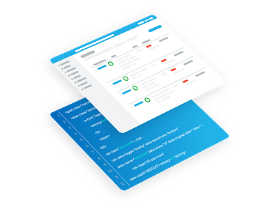 Zap Spot Hero #2 code dashboard gradient illustration isometric product saas tech ui ux