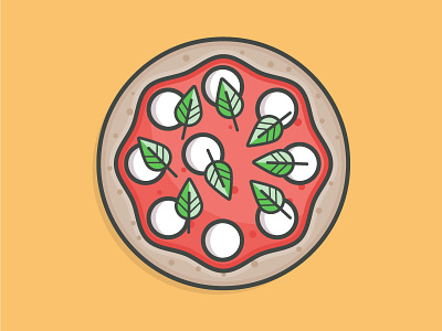 21. The 'LA Woman' Pizza - Jon & Vinny's food icon foodicons foodie icon icon design los angeles pizza pizza icon vector vector illustration