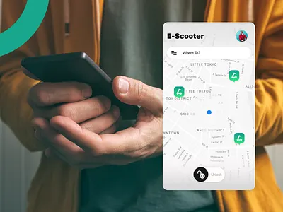 Unlock Scooter Screen app gupta manish manish gupta minimal scooter screen ui unlock