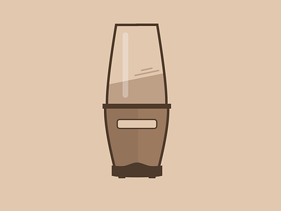 021 / 365 Nutri Bullet 2d blender bullet dailychallenge drawing flat flatillustration illustration illustration365 nutri nutribullet vector