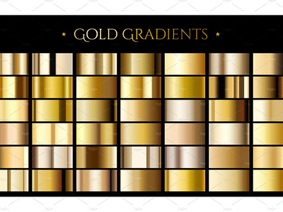 Gold color gradient