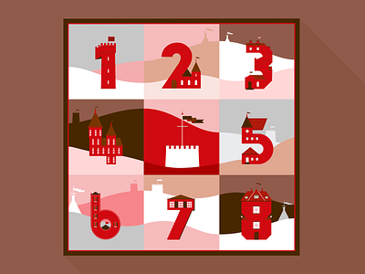 Buitenplaatsen Campaign artwork branding campaign concept creative drawing flatdesign graphic design illustration illustrator lettering logo numbers poster sequence sketch storytelling type typography vector