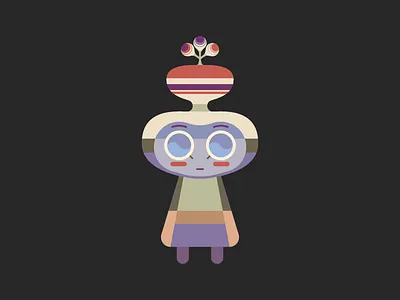 Gardener character character design flowers garden gardener vector