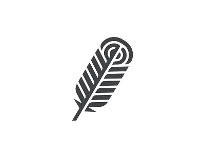 Feather 1 bird feather fly icon logo mark peacock symbol