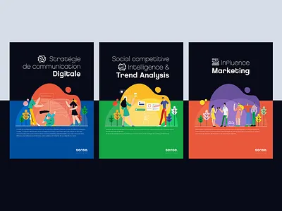 Sense Job Illustration Poster adobe brand illustration illustrator typography vector