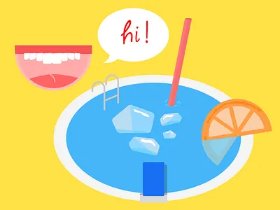 Hi Dribbble design flat flat design illustration vector web