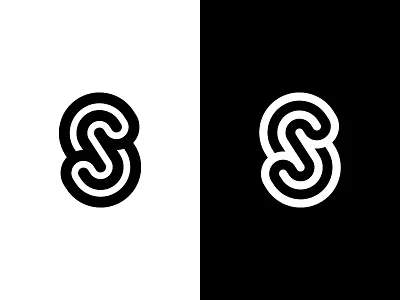 S letter logo logotype mark monogram s symbol typography