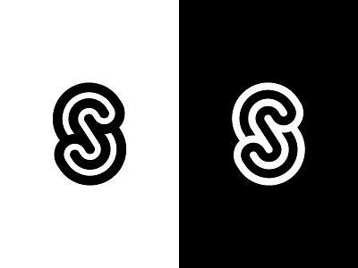 S letter logo logotype mark monogram s symbol typography