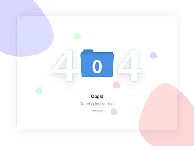 404 Error Page Concept 404 error page 404 page 404error design ui web design website