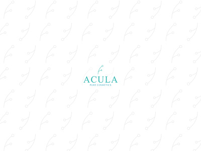 Acula Cosmetics brand assets brand identity branding business company branding company logo cosmetics design icon identity system logo logo design logo mark modern professional pure turquoise