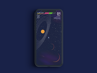 Probe design game design gravity illustration interstellar mobile app design mobilegame nasa probe