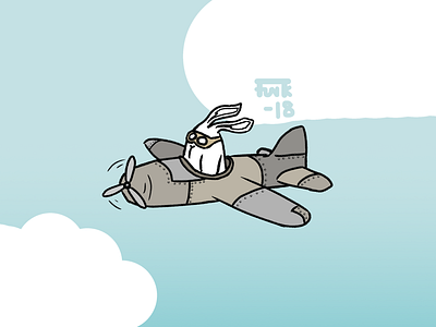 Flying rabbit