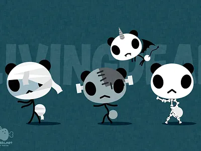 LIVINGDEAD bezier illustration illustrator vector