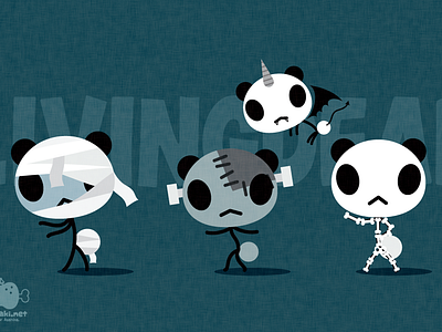 LIVINGDEAD bezier illustration illustrator vector