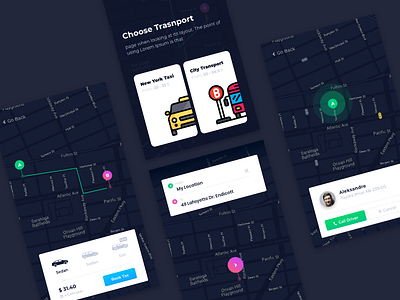 App for travelling app app concept application inspiration ios mobile interface mobile ui taxi app taxi ui transport travel travel app travelling