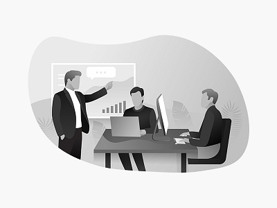 Offline Marketing Desk art character design download editorial flat graphic icon icons illustration interface minimal minimalism noise simple texture ui ux vector web