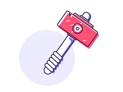 Hammer battle hammer graphic design hammer hammers icon illustration line logo minimal simple ui