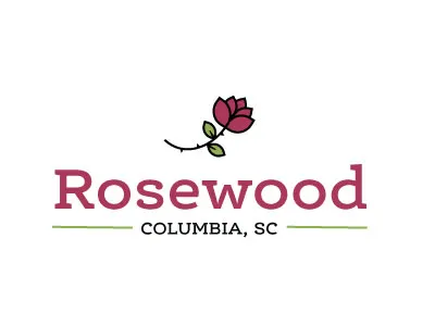 Rosewood Neighborhood Logo neighborhood logo rose logo