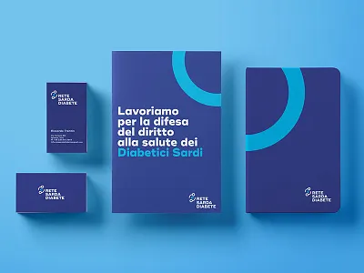 Diabete Corporate Identity brand and identity color corporate identity design flat logo minimal