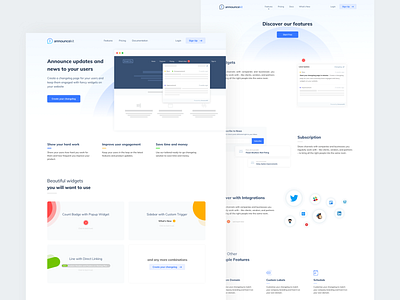 AnnounceKit announcekit changelog changelog page changelog pages design icon logo ui user experience ux web