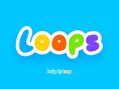 Loops Child child children cute design font loops