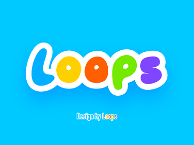 Loops Child child children cute design font loops