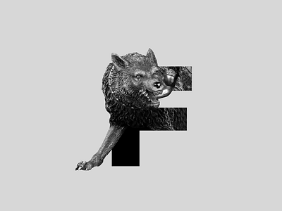 F for Fenrir 36daysoftype art fenrir god poster type typography