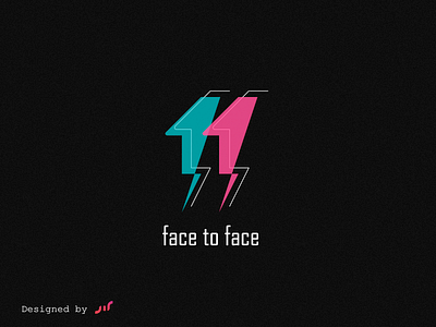 face to face logo design art branding colorful logo design graphic design icon inspiration i̇llustration logo logodesign logotype vector
