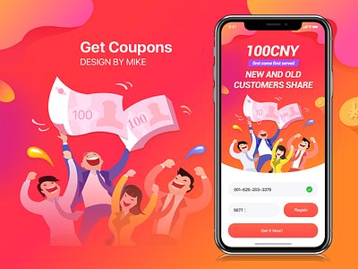 Get Coupons coupons mobile sketch ui