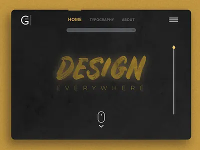 Design Everywhere design flat gold graphic design html html css identity illustrator minimal modern photoshop type typography ui ux vector web website