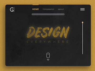 Design Everywhere design flat gold graphic design html html css identity illustrator minimal modern photoshop type typography ui ux vector web website