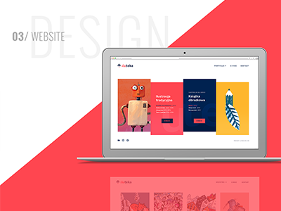 Personal portfolio website design graphic design illustration portfolio web desgin webpage website