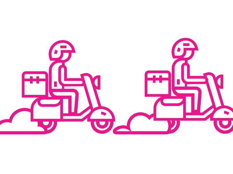 Toot Toot! Bike Animation after effects animation effect mograph motion motion design motion graphics smoke