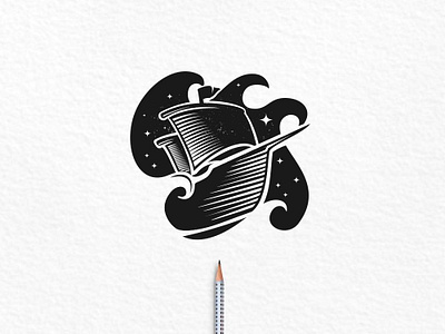 Space Explorer explorer graphic design logo logo design logomark negative space ship