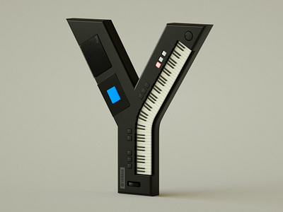 Y Yamaha - 36days Electronics 3d animation art c4d cgi cinema 4d design motion