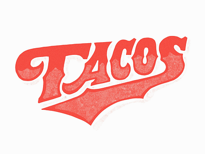 Tacos food handlettering lettering logo menu mexican procreate type typography