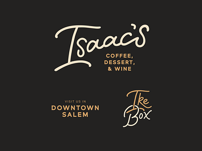 Unused Concept branding coffee dessert hand lettering identity logo restaurant script type typography wine