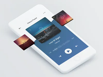 Odesza Playlist dailyui music musicplayer odesza player ui uiux