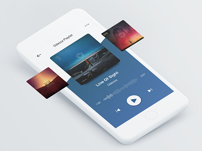 Odesza Playlist dailyui music musicplayer odesza player ui uiux