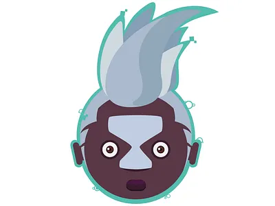 Ekko branding design ekko flat graphic icon illustration invite league of legends logo riot games riotvisualdesign vector