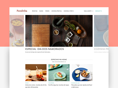 Panelinha desktop food recipes ui